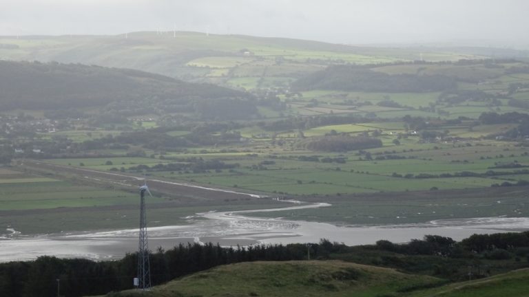 Afon Leri - diverted in 1824 to form a harbour