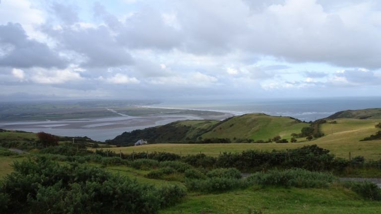 Looking out towards Ynyslas and Borth