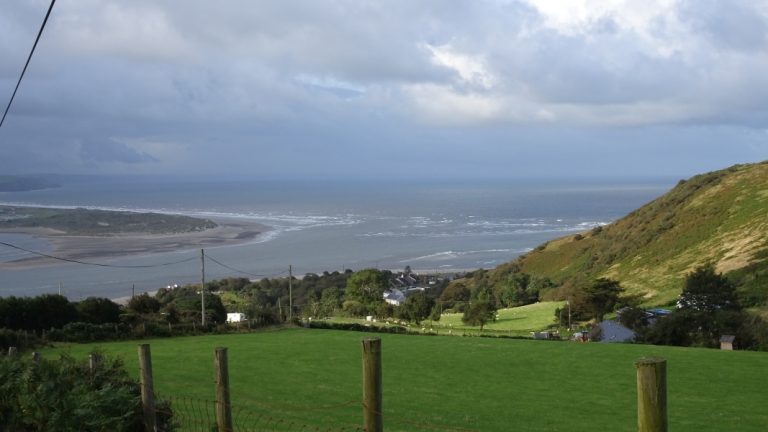 Overlooking Aberdyfi from Tyddyn Rhys Farm