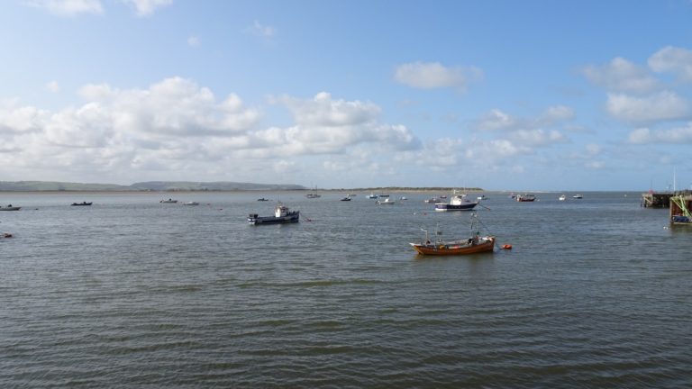 There are still some fishing boats around